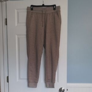 Women's Cozy Sherpa Lined Jogger Pants - Brown